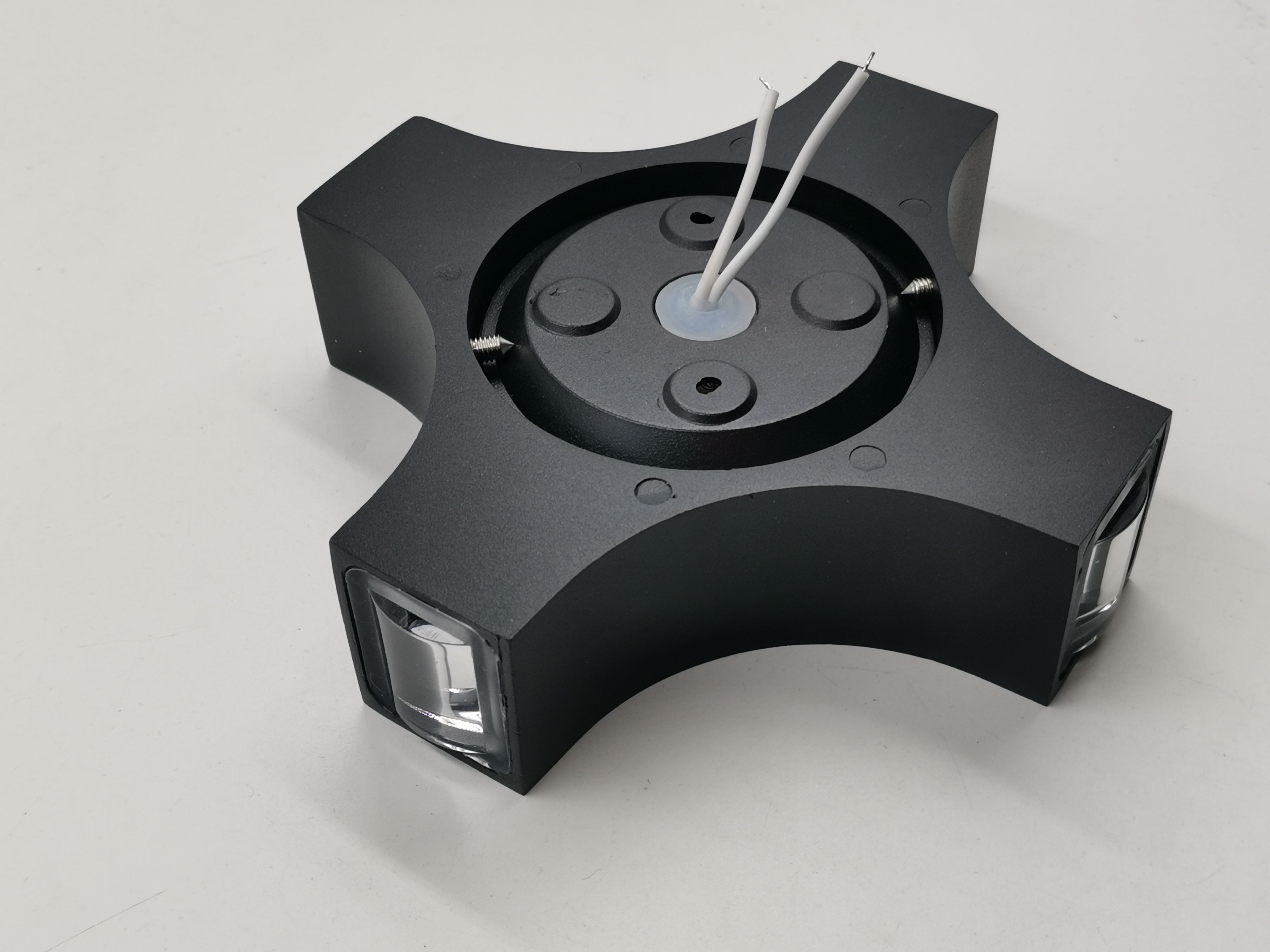 Nieuwe LED Outdoor Wandlamp 12W Cross Star 4 Zijverlichting Waterdicht IP65 Voor Tuindecoratie