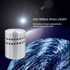 Gemengd licht van wandlamp met spiraalgat met fabrieksprijs en chique modern nachtlampje voor binnen RGB met afstandsbediening