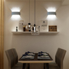 8W boogvormige buiten waterdichte op en neer LED wandlamp aluminium moderne wandkandelaar verlichting wandlamp