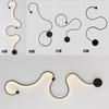 Einfache Moderne Creative Wohnzimmerlampe Hintergrundwanddekoration Designer Lamp Speziell Geformte Nachttischlampen