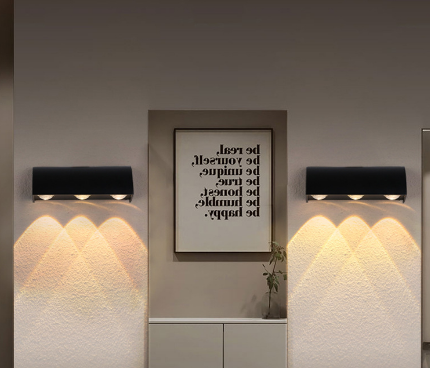 Nordic Persoonlijkheid Wandlamp Eenvoudige Led Woonkamer Achtergrond Wandlamp Hotel Hal Gang Verlichting Op En Neer