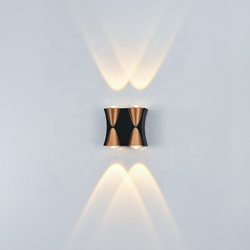 Waterdichte 4/6W LED Wandlamp Binnen Buiten Aluminium Wandlamp Opbouw LED Tuin Veranda Licht Decoratie Accessoires