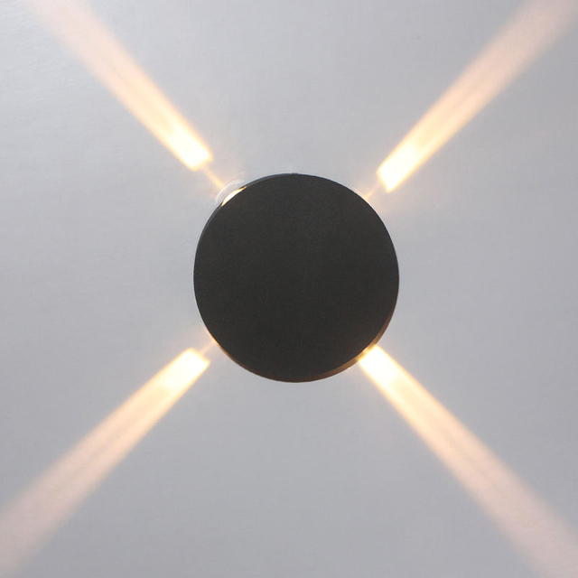 Goedkope fabrieksprijs trap led-wandlamp rond voor hotel led-wandlamp snelle levering