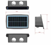4W 6W Solar Led Light Outdoor Waterdichte Solar Hight Lights Wandkandelaar Smart wandlamp solar muur Buitenlamp