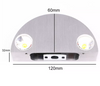 3w unieke stijl halve cirkel LED Wandlamp Aluminium Up Down Wandlampen voor Thuis Slaapkamer Nachtkastje Gang Woonkamer