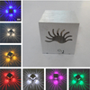 3W aluminium mooie RGB-wandlamp voor decoratie van kunstgalerijen balkonlamp veranda-verlichting