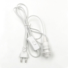 1.8 m Netsnoer Kabel E14 Lampvoeten EU Plug 303 Schakelaar Draad Voor Hanger LED Lamp E14 Hanglamp schorsing Socket Houder Zout