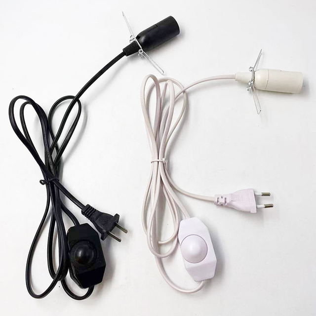 Licht E14 301 dimmer Koord Draad Licht Switching Plug Power dimmen Knop Schakelaar 1.8 m Lijn Kabel LED Lamp EU US Plug Model