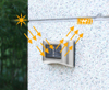 6LED Solar Lamp IP65 Waterdichte Buitenlamp Binnenplaats Wandlamp voor Tuin Villa Decoratie