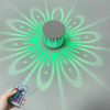 Gemonteerde LED Wandlamp RGB Effect Lamp Zonnebloem Projectie Stralen AC85-265V Afstandsbediening Gang Wandlamp 1W/3W