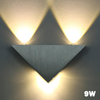3W9W Moderne Driehoek Indoor Wandgemonteerde LED wandlamp Aluminium voor Home Decoration wandlamp armatuur