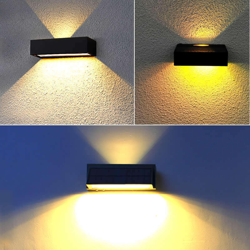 Solar Light Waterdicht Led Light Outdoor Zonlicht Lamp voor Tuin Straat Landschap Balkon Decor Solar Wandlamp Outdoor