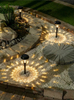 Solar gazon lamp glas licht tuin landschap decoratie geplaatst pad lamp monokristallijn polysilicium 600mah 1000MA batterij