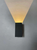 12W 20CM Black and White Cube waterdichte LED wandlamp ip65 Wandlamp vierkant Veranda Tuin Up and Down