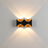 IP65 waterdicht op en neer outdoor indoor wandlamp hete verkoop 6W wandlamp van hoge kwaliteit