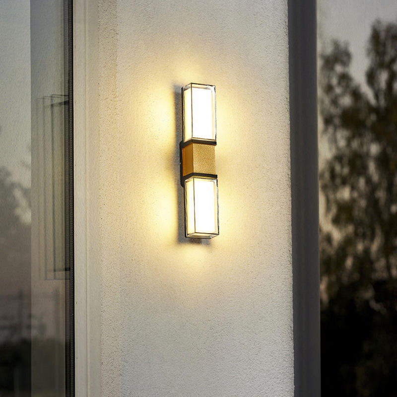 9W 10W buitenwandlamp LED waterdicht IP65 aluminium strip binnen- en buitenverlichting decoratie tuin veranda verlichtingsarmaturen 85-265v