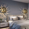 Nordic Crative Iron Led Wall Lampen Voor Nachtkastje Living Eetkamer Foyer Sofa Achtergrond Gangpad Veranda Blaker Home Deco verlichting