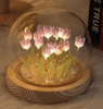 Handgemaakte Tulp Nachtlampje Warmtekrimpbare Film DIY Materiaal Kunstbloem Tulp Nachtlampje Home Decor Cadeau voor Gitlfriend