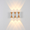 6W Led Wandlamp Waterdicht IP65 Buitenlamp Binnen Wit Zwart Gouden Wandlamp Op en neer Wandlamp Modern LED-licht