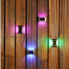 6LED Solar Lamp IP65 Waterdichte Buitenlamp Binnenplaats Wandlamp voor Tuin Villa Decoratie LED Tuin Wandlamp