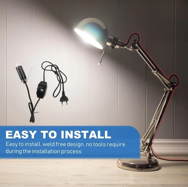 US AU UK EU naar E14 E27 Netsnoer Schroefvoet Lamphouder LED Hanglamp Hoofd Met 303 Schakelaar Extent Kabel 1.8m Bulb Socket