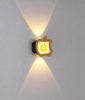 Nieuwe stijl gouden appel persoonlijkheid wandlamp eenvoudige led woonkamer achtergrond ronde wandlamp hotel hal gang verlichting