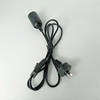 1.8M EU Dimmer Netsnoer Kabel E27 Lampvoeten ronde plug met schakelaar draad voor kroonluchter E14 Lamp houder Lamp 220V 110V