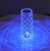 Romantische bureaulamp Hotel bureaulamp Hot bureaulamp Touch Rose RGB afstandsbediening Tafellamp Crystal Charge LED Strip Rose Lamp Romantisch 16 kleuren nachtlampje