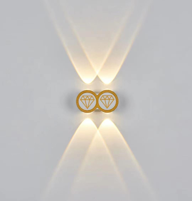 Goud Eenvoudige Moderne Stijl Aplique Led Pared Wandlampe Waterdichte Lamp Armatuur Lichtgevende Verlichting Blaker Indoor Decoratie Licht