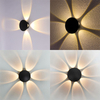 Nieuwe led wandkandelaar moderne minimalistische outdoor Amerikaanse woonkamer vochtbestendige waterdichte wandlamp