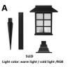 5LED Solar binnenplaats lamp gazon grond lamp Tuin solar lamp tuin trellis outdoor antieke kamer licht decoratie Amerikaanse stijl 