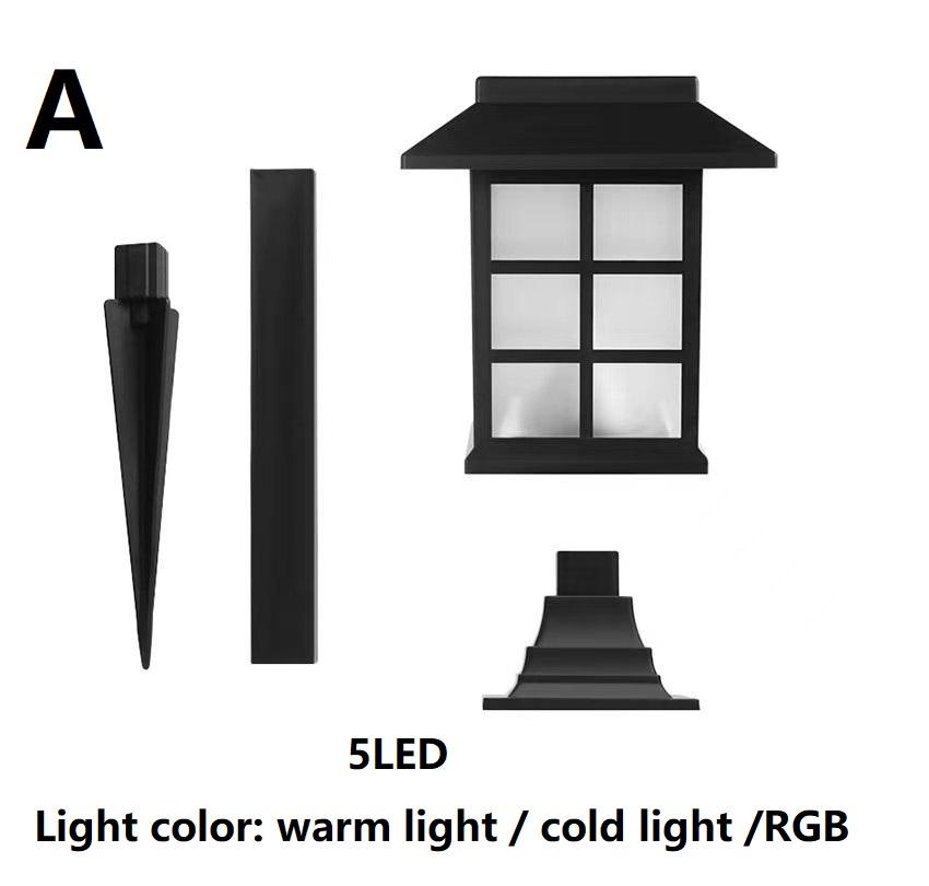 5LED Solar binnenplaats lamp gazon grond lamp Tuin solar lamp tuin trellis outdoor antieke kamer licht decoratie Amerikaanse stijl 