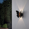 6w vlindervormige buitenwandlamp IP65 waterdicht voor decoratief tuinlicht