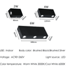 Cube COB LED Binnenverlichting Wandlamp Modern Home Verlichting Decoratie Blaker Aluminium Lamp 6W 85-265V Voor Bad Gang