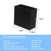 6W COB wandlamp up en down light wandlamp verstelbare wandlamp vierkante wandlamp 10*10*5 wandlamp 