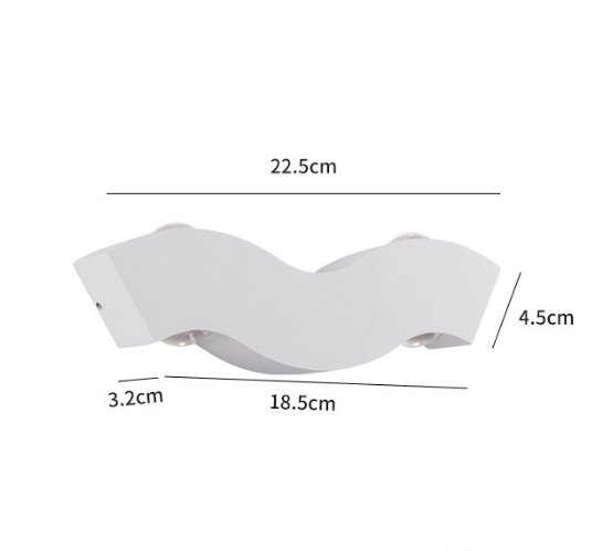 4W 85-265v Factory Direct Sales LED-wandlamp Outdoor Indoor Wandlamp Veiligheidslampen voor huisdecoratie