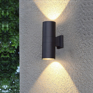 6W COB Up En Down Dual-Head Outdoor Led Wandlamp Wandlamp Cilinder Indoor Balkon Armatuur waterdicht IP65 Veranda Lamp