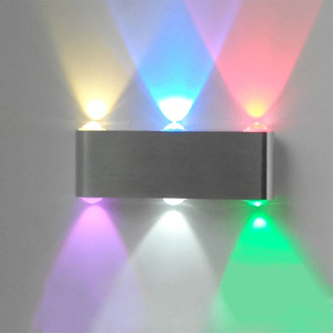 6W 8W RGB Rechthoek High End Decoratie voor Thuis Muurbeugel Lamp Hotel Decoratie Lamp Up Down Lights