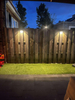 LED Solar Outdoor Light Control Inductie Binnenplaats Decoratie Solar Fence Wandlamp Halfronde energiebesparende straatverlichting
