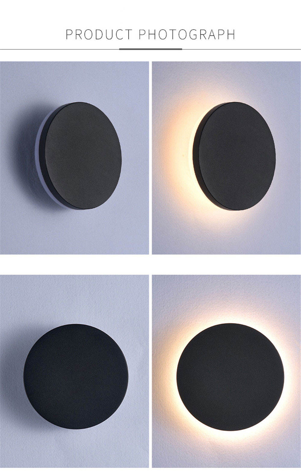 8W 12W 15W Modern Led Light LED Moon Lights Eclipse Lights Rond en hoogwaardig indoor nachtlampje indoor