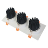 Van de dubbele hoofden leidde Downlight van de LEIDENE Plafondspot Licht Ingebedde Downlight 10W 14W 20W 24W Downlight