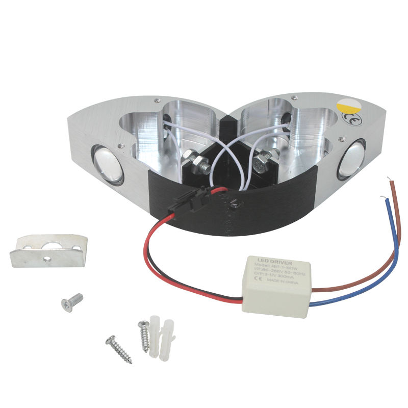 4W LED Wandlamp Blaker Kleurrijke Verlichting Wandgemonteerde Indoor Decoratie Licht voor Loft Badkamer Woonkamer Home Verlichting 