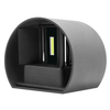Hagood Nieuwe Halve Cirkel Waterdichte Wandlamp 6W 12W Led Wandkandelaar Buitenverlichting Waterdichte IP65 Verstelbare Verlichting Hoek outdoor schansen