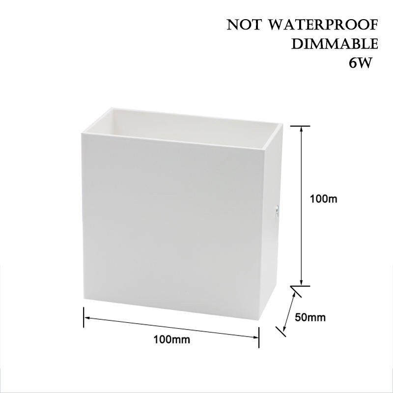 COB moderne stijl slaapkamer woonkamer decoratie omhoog en omlaag LED wandlamp nachtkastje verlichting armatuur muurbeugel lichten modern