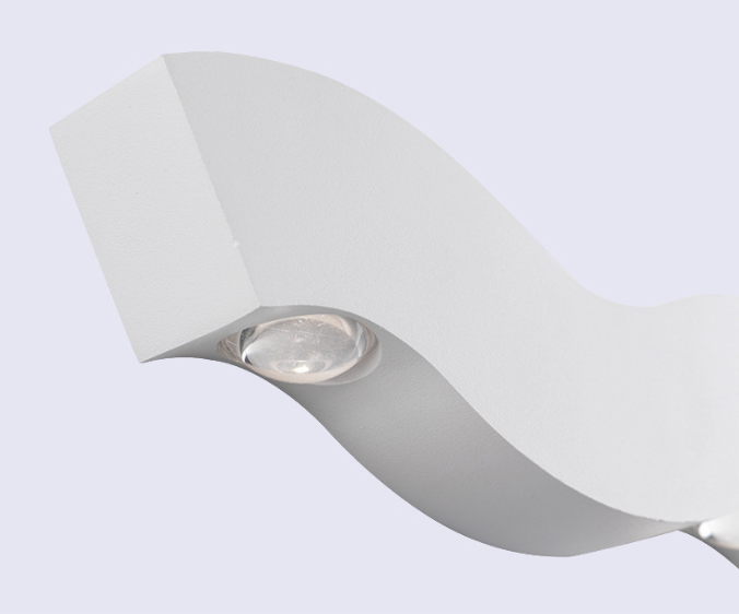 4W Hagood nieuwe baard wandlamp waterdicht IP65 buitenverlichting op en neer moderne led wandlamp