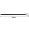 LED Strip Connector 2pin 8mm met Draad Gratis Sluit Geen Behoefte Solderen/Lassen Connector Voor Led Strip 3528/5050