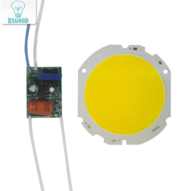 LED COB Lamp Kraal 10W-30W Lichtbron Chip Koud/Warm Schakelaar Conversie met Segment controle Power Adapter DIY Driver
