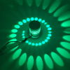 RGB Spiraal Gat LED Muur Licht Effect Wandlamp Met Afstandsbediening Kleurrijke Wandlamp Voor Party Bar Lobby KTV Woondecoratie
