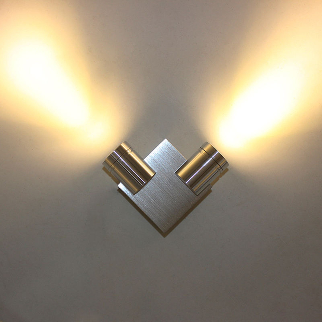 Led wandlamp wandmontage 2W 4W hoektraplamp voor binnenkamerdecoratie
