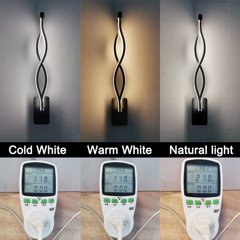 21W LED Wandspot Smart 2.4G Traploos dimmen Driekleurige binnenkamers Aluminium wandlamp met groothandelsprijs